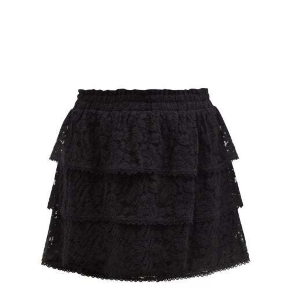 Loveshackfancy Brynlee Lace Tiered Mini Skirt NWT XS